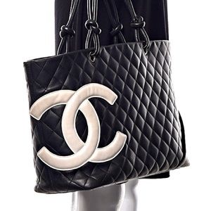 Authentic Chanel large Cambon bag